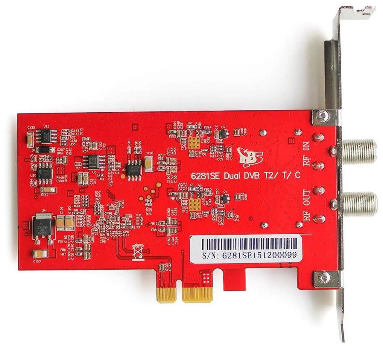 Alt view image 4 of 5 - TBS6281se V2 DVB-T2/C2/T/C(J.83A/B/C)/ISDB-T/C/ATSC1.0 TV Dual Terrestrial HD PCIe TV Tuner Card