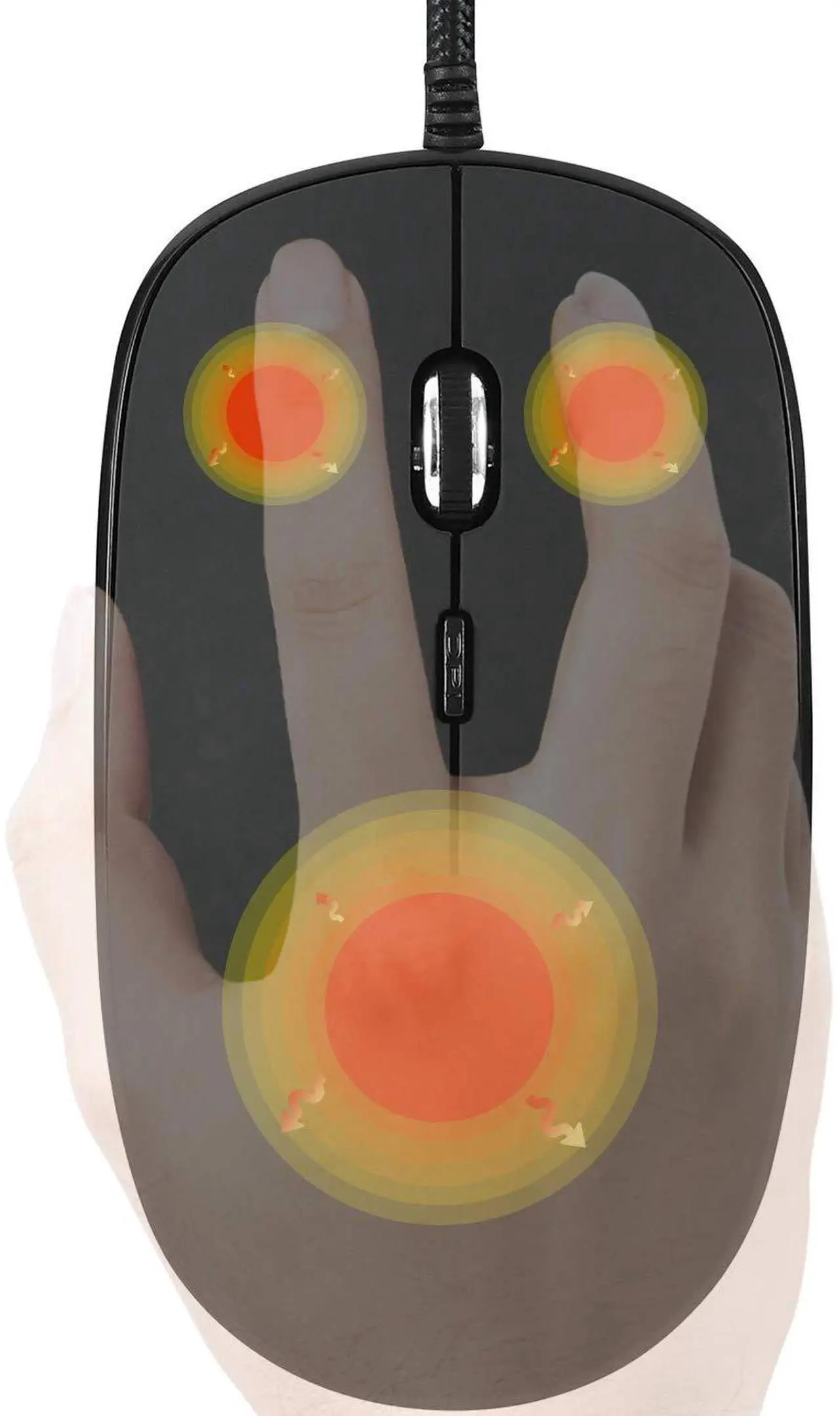 Alt view image 2 of 5 - ValueRays USB Heated Mouse, All Surface Heat, Palm Warm Mouse, Warm Computer Mouse, Heated Computer Mouse, Mouse Hand Warmer, Optical Mouse - New 2020 Design!