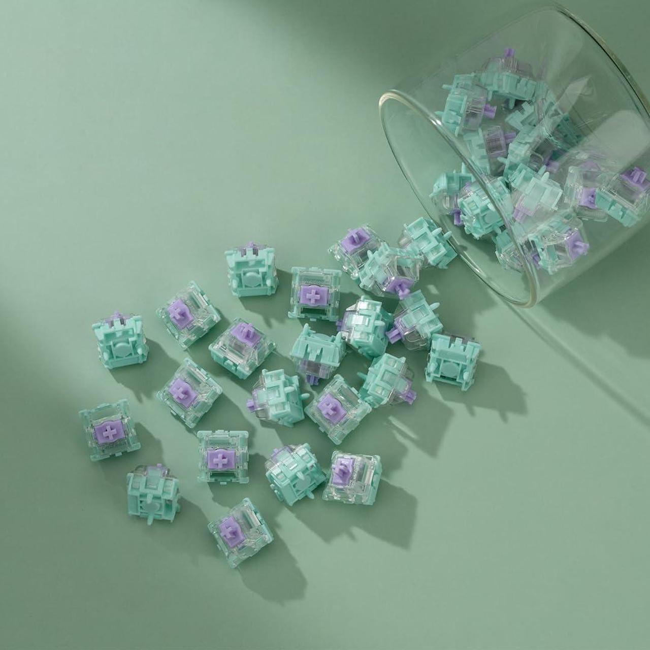 Alt view image 5 of 5 - WS Hall Effect Switches Magnetic Keyboard Switches, WS Dash HE Magnetic Linear Switches with POM Stem, Pre-lubed Freely Setting Pre-Travel Key Switches Compatible with Hall Effect Keyboard 70Pcs