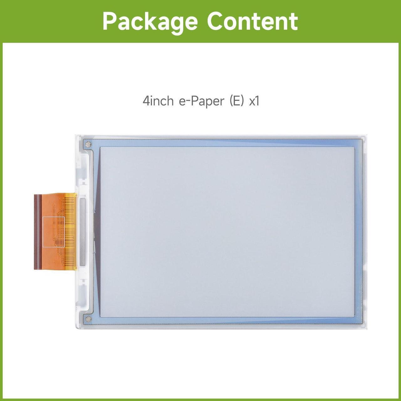 Alt view image 2 of 5 - Waveshare 4inch E Ink Spectra 6 (E6) Full Color E-Paper Display, Compatible with Raspberry Pi 5/4B/3B/Zero/Zero W/Zero 2W/Pico/Pico W/Pico WH, Jetson Nano and RDK X3, Without Driver Board