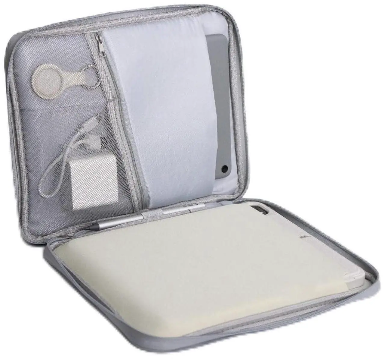 Main image of EIP 13 inch Waterproof Slim Tablet Carring Case, Handle Sleeve bag for iPad Pro M4 13 Inch, iPad Air 13 Inch, iPad Pro 12.9", MacBook Air 13", Fit Keyboard and Pen, Grey