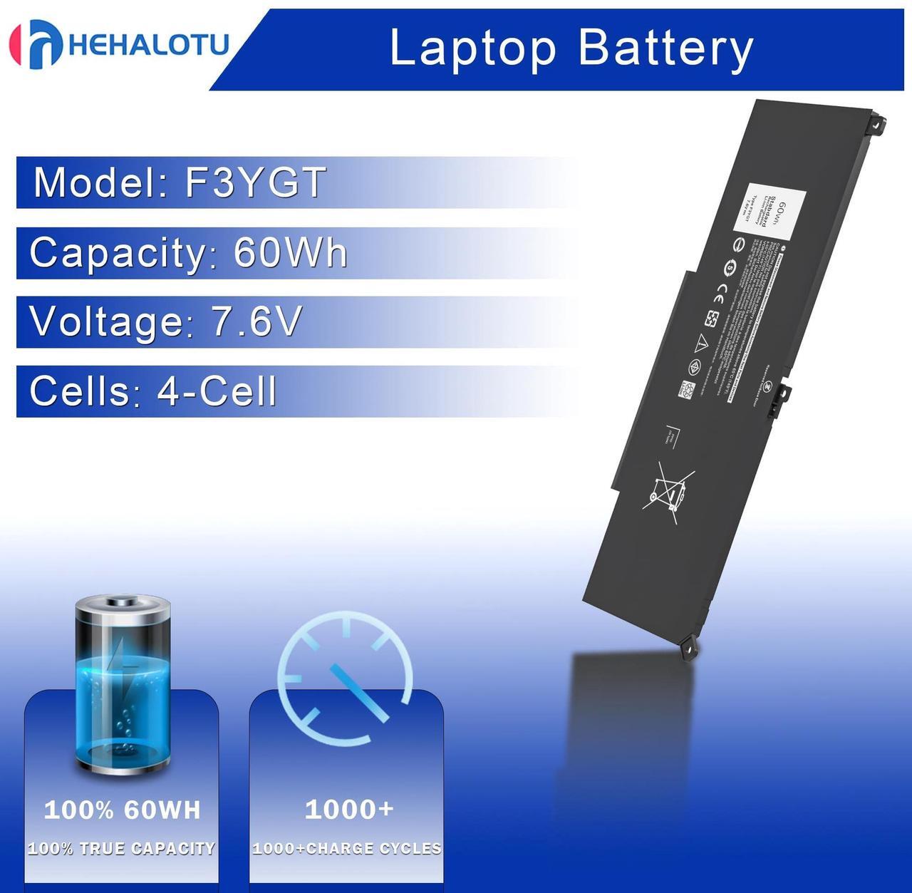 Alt view image 3 of 5 - 60Wh F3YGT laptop battery for Dell Latitude 12 7000 7280 7290/13 7000 7380 7390/14 7000 7480 7490 E7280 P28S P28S001 P29S002 P73G P73G002 Series DM3WC 0DM3WC DM6WC 2X39G KG7VF V4940 451-BBYE 453-BBCF