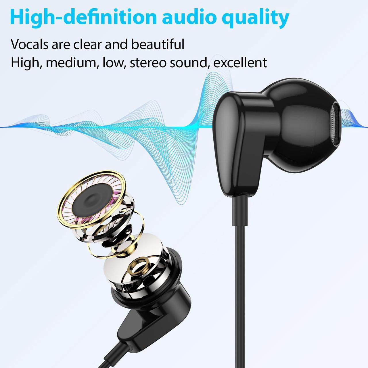 Alt view image 4 of 5 - USB to 3.5mm Jack Audio Adapter, 2 in 1 USB C to Aux Cable External Stereo Sound Card, USB Headphones with Microphone for PC, Plug and Play, for iPhone 16 Pro Max, for Galaxy S24 S23,Laptop