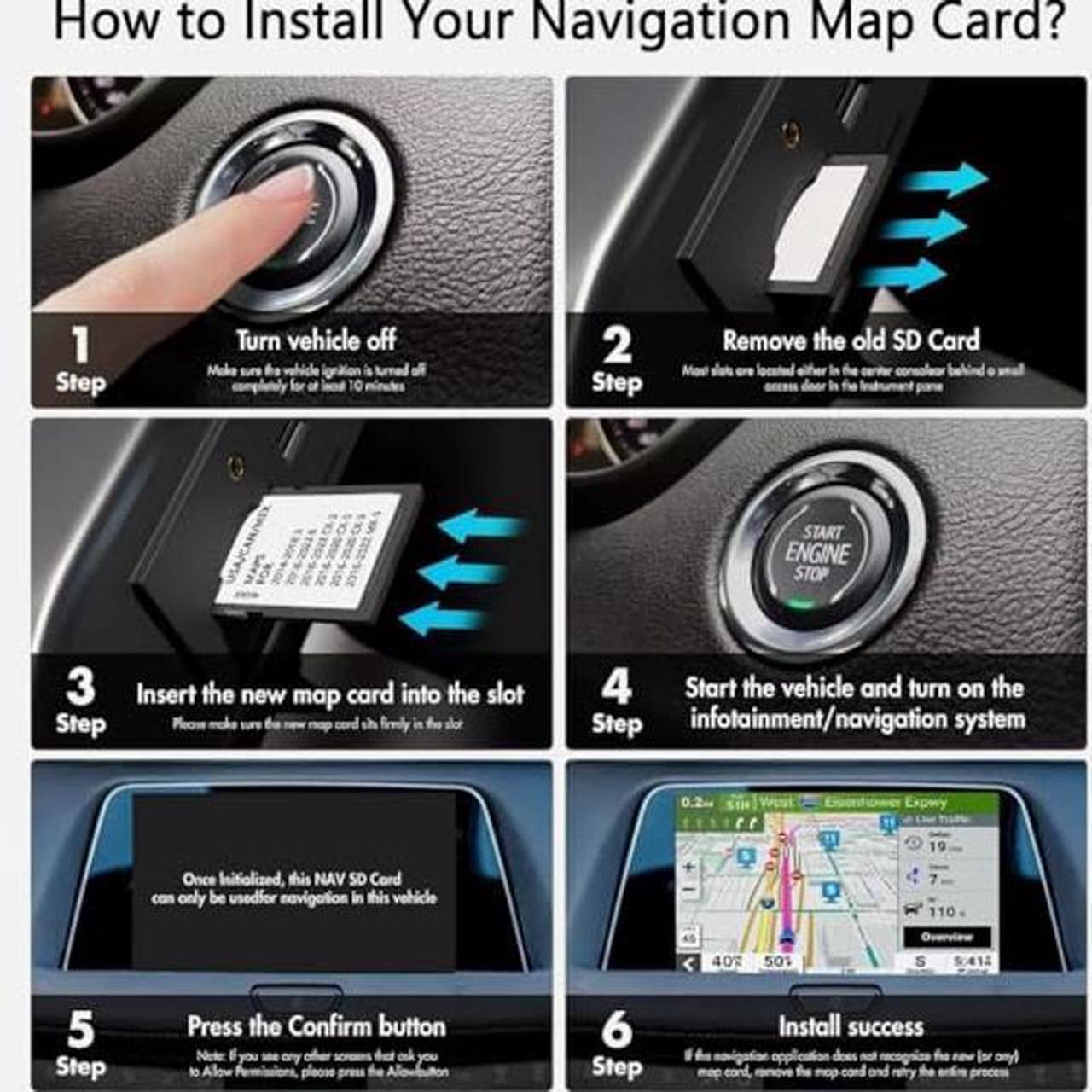 Alt view image 2 of 5 - JXTVANCL Navigation SD Card GPS Maps Compatible with 2024-2025 CX-5, 2023-2025 CX-90, 2024 CX-30/3, USA/CAN/MEX Maps