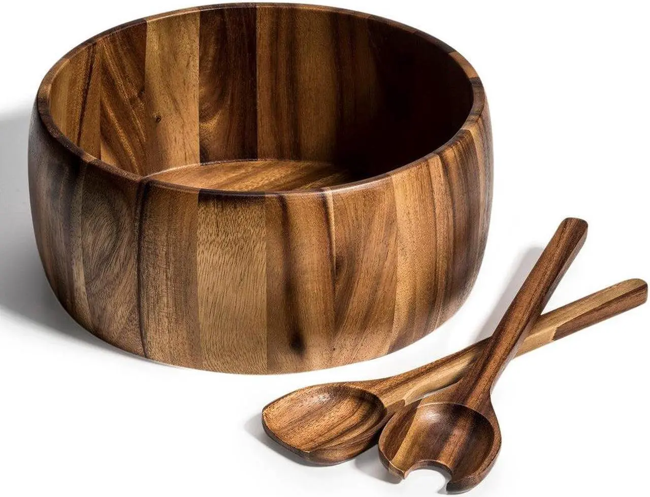 Main image of Kalmar Home X-Large Salad Bowl with Servers