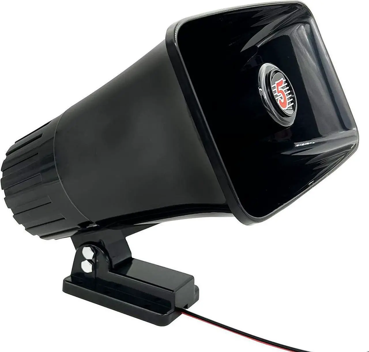 Main image of 5 Core Outdoor Indoor PA Horn Speaker Waterproof and Loud 8" Power Horn 65W Peak Power 180 Degree Swiveling Adjustable Bracket Easy to Use Driver Siren Speaker Black HW 508
