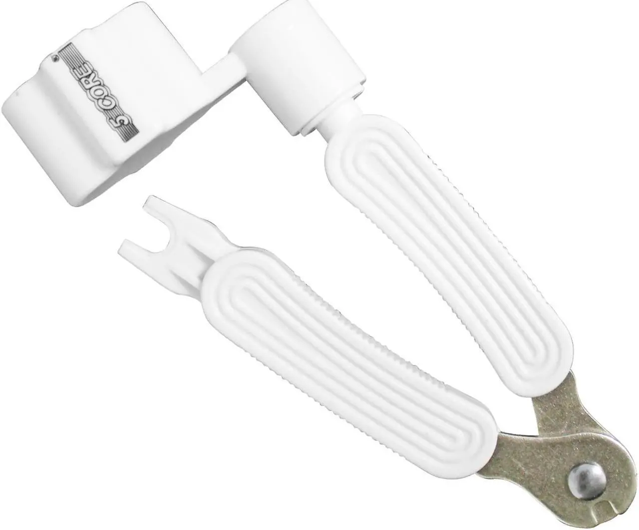 Main image of 5 Core Professional Guitar String Winder Cutter and Bridge Pin Puller;  Guitar Repair Tool Functional 3 in 1 GW 1PK WH