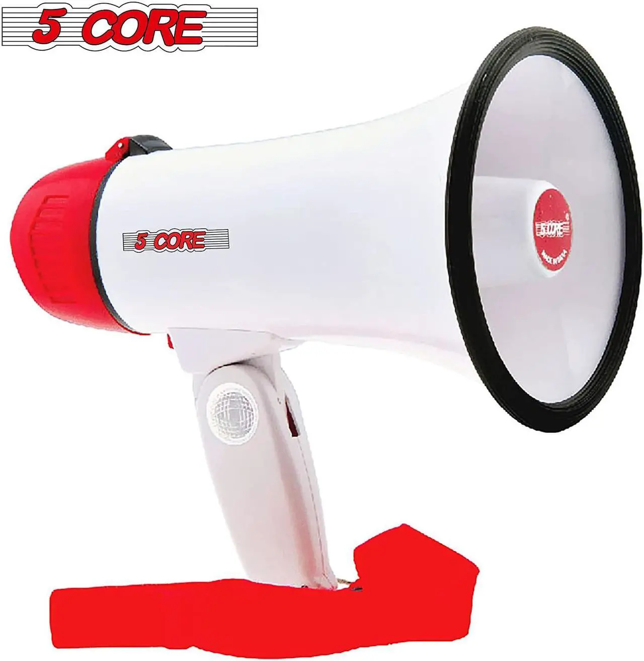 Alt view image 2 of 7 - Megaphone Speakers Blow Horn Pro Loud Speaker Bullhorn Handheld Siren Voice Recording 6R