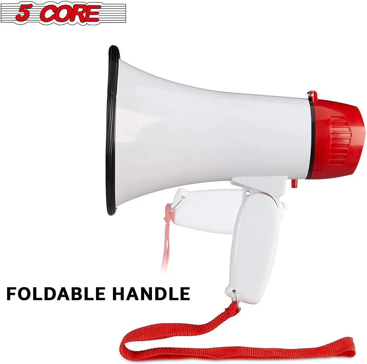 Alt view image 4 of 7 - Megaphone Speakers Blow Horn Pro Loud Speaker Bullhorn Handheld Siren Voice Recording 6R