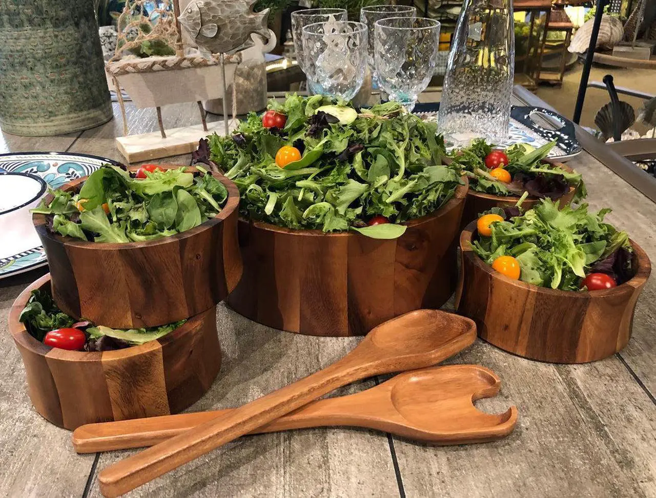 Kalmar Home Soro Salad Bowl - Thumbnail 4