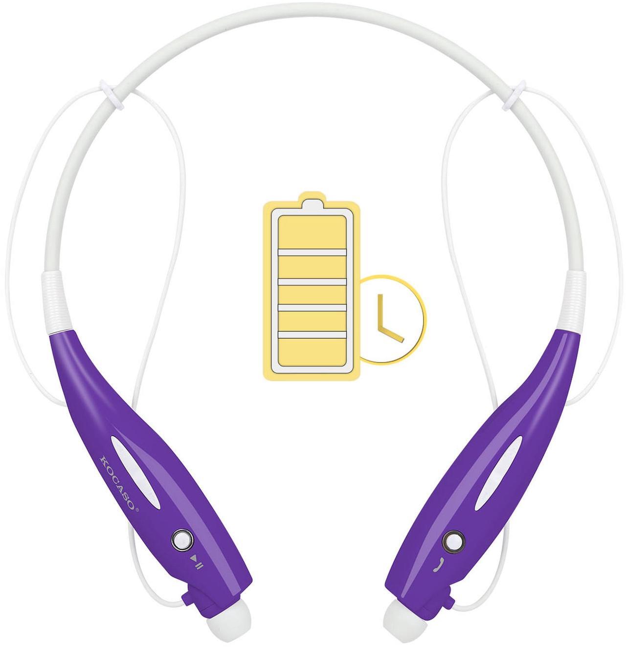 Main image of KOCASO Wireless Sports Hands-Free Headset Phone Tablet - Purple - One size