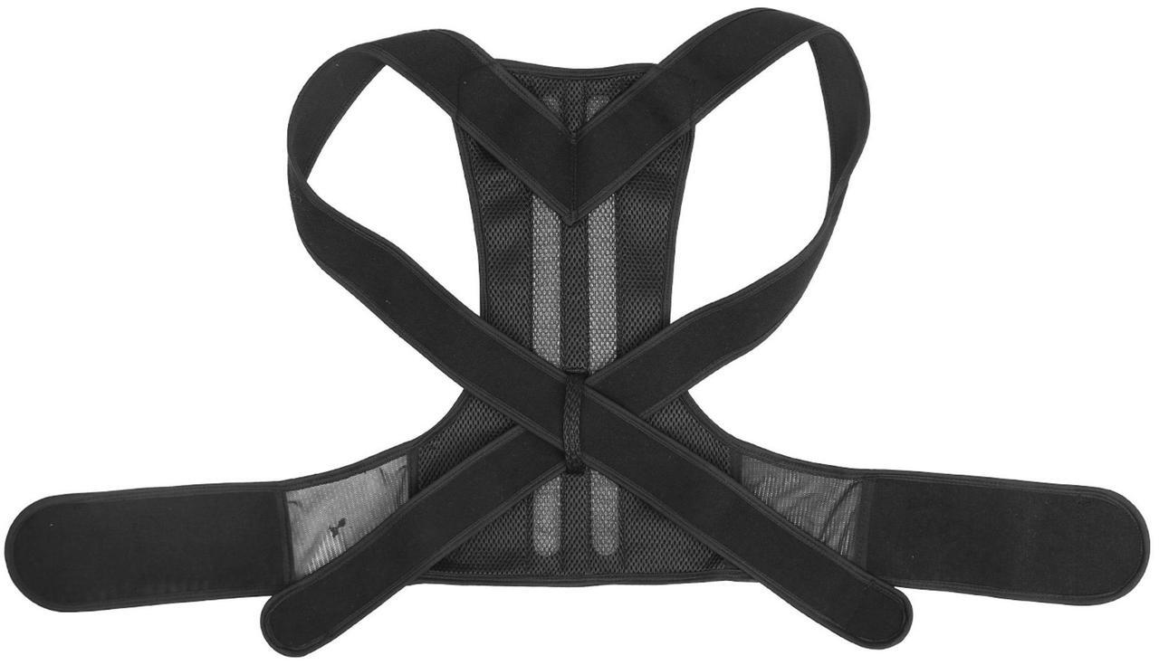 Main image of Fresh Fab Finds Posture Corrector Back Brace Support Belt - Black - One size