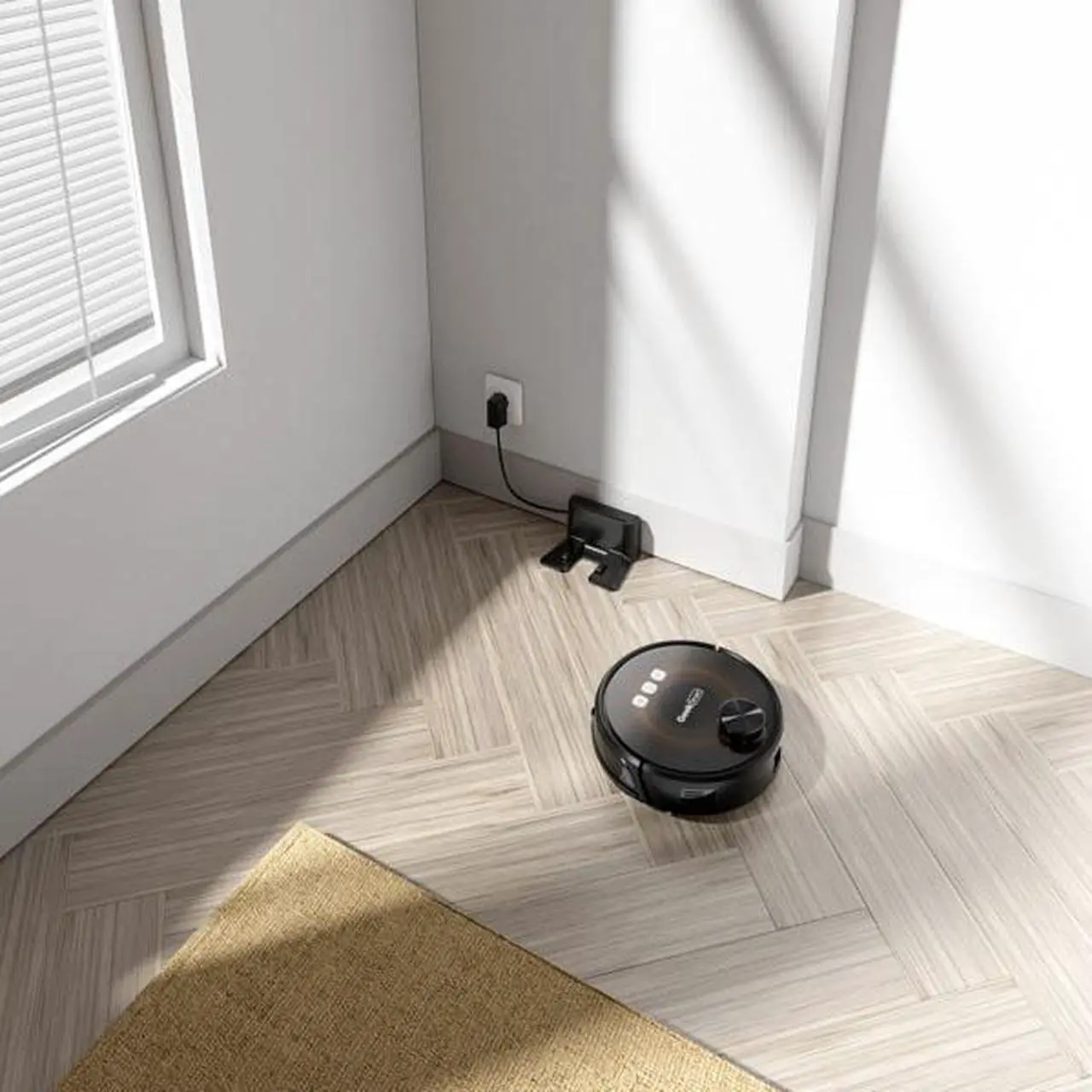 Alt view image 6 of 7 - Geek Smart L8 Robot Vacuum Cleaner and Mop, LDS Navigation, Wi-Fi Connected APP, Selective Room Cleaning