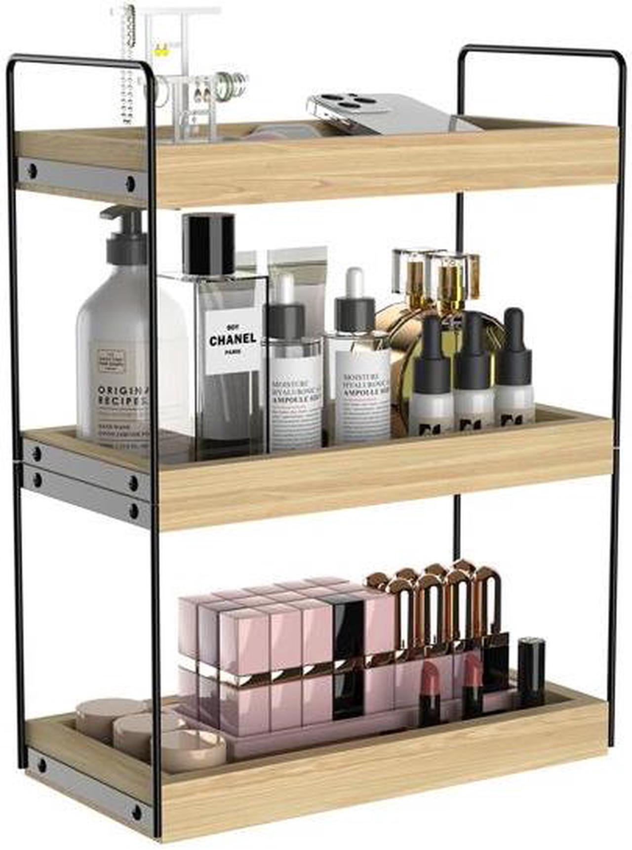 Main image of 3 Tier Bathroom Counter Organizer, Countertop Bathroom Organizer and Storage Shelf , Bathroom Counter Tray and Vanity Organizer, Makeup and Cosmetic Organizer