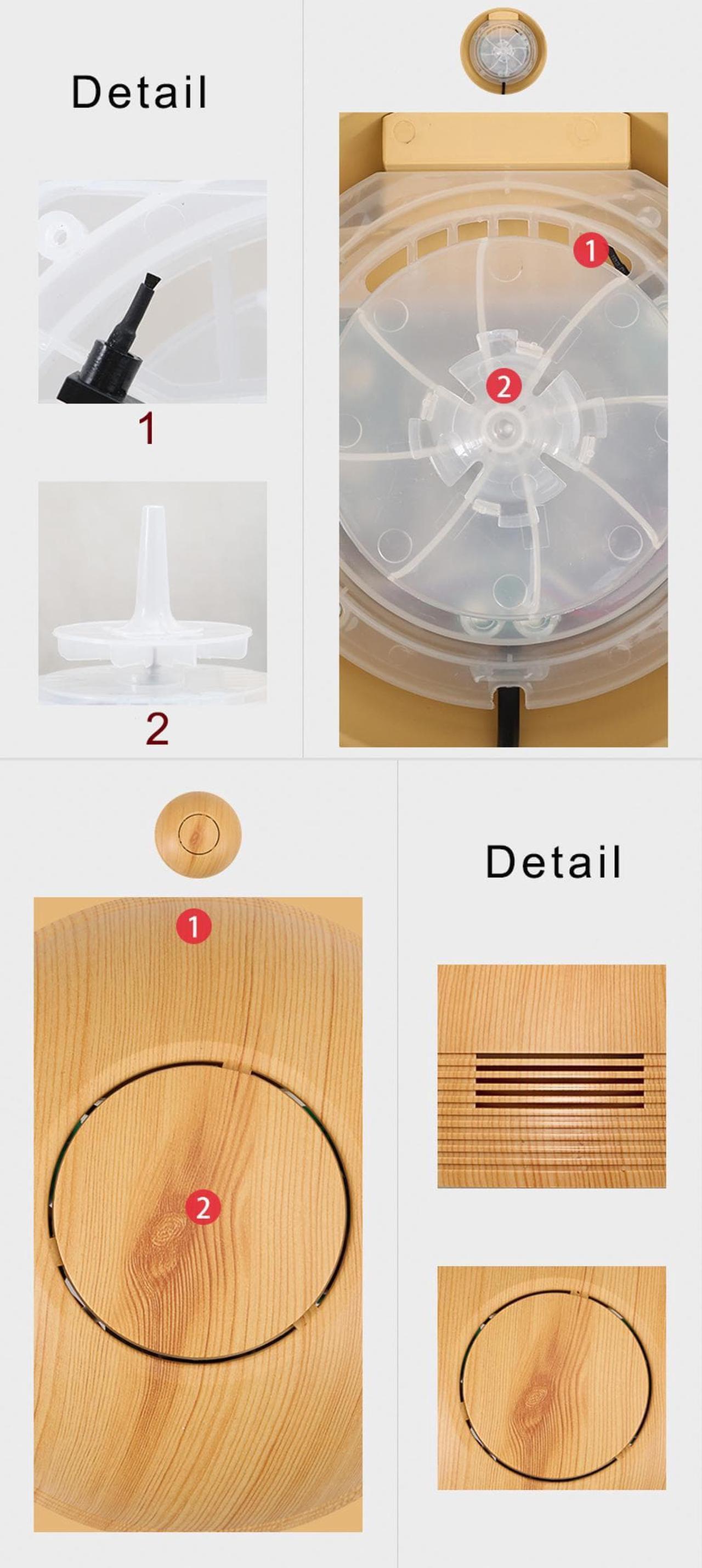 Alt view image 5 of 5 - Air Revitalizer Purifier Aromatherapy Air Cleaner With 30ml Essential Oil