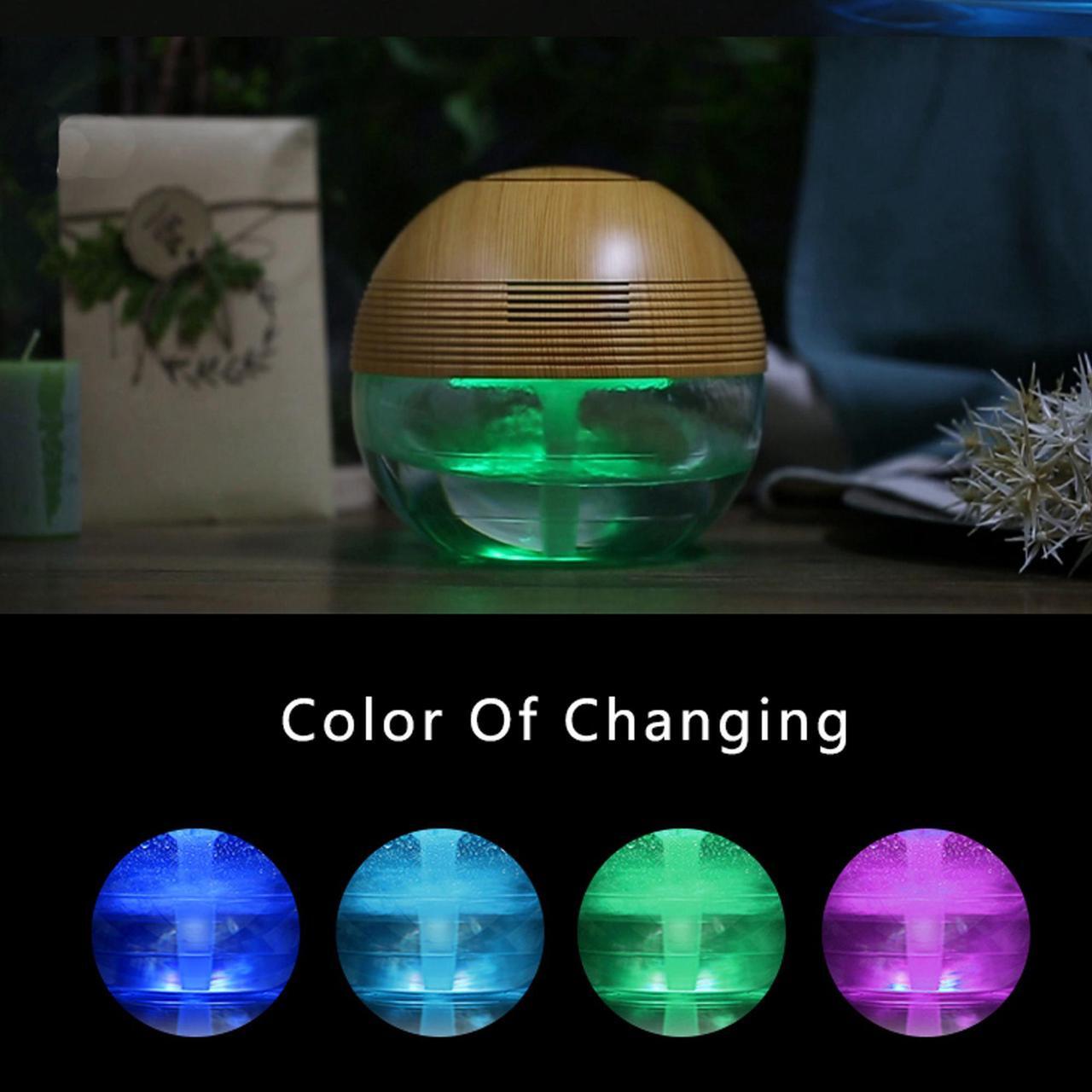 Alt view image 2 of 7 - Air Revitalizer Purifier Aromatherapy Air Cleaner With 30ml Essential Oil Beige
