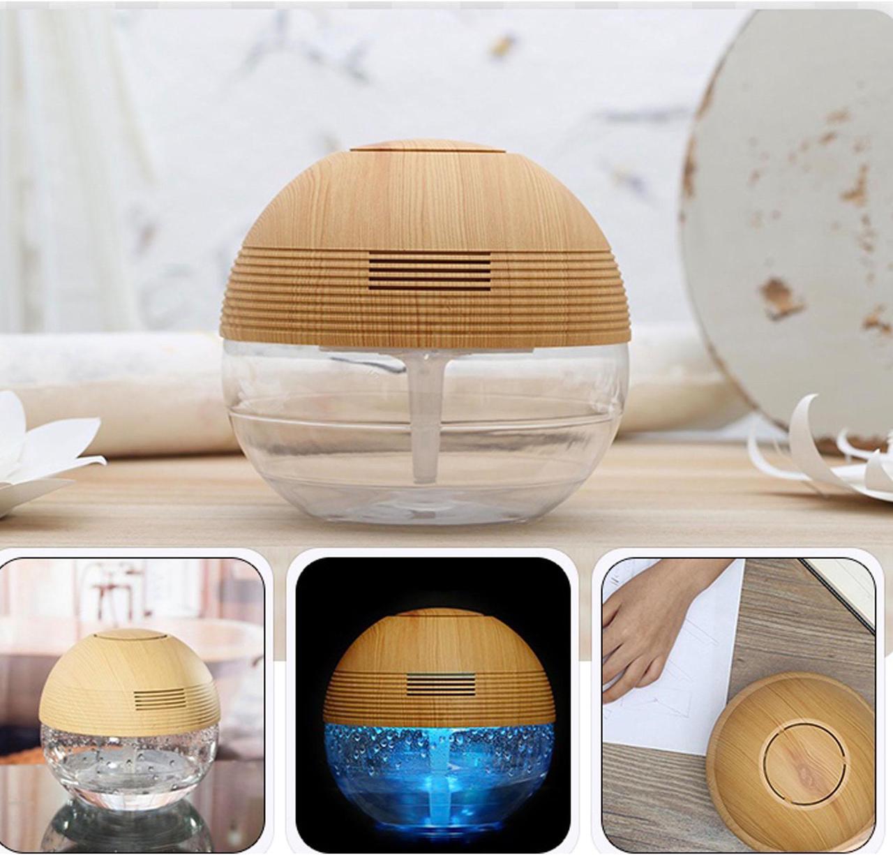 Alt view image 5 of 7 - Air Revitalizer Purifier Aromatherapy Air Cleaner With 30ml Essential Oil Beige