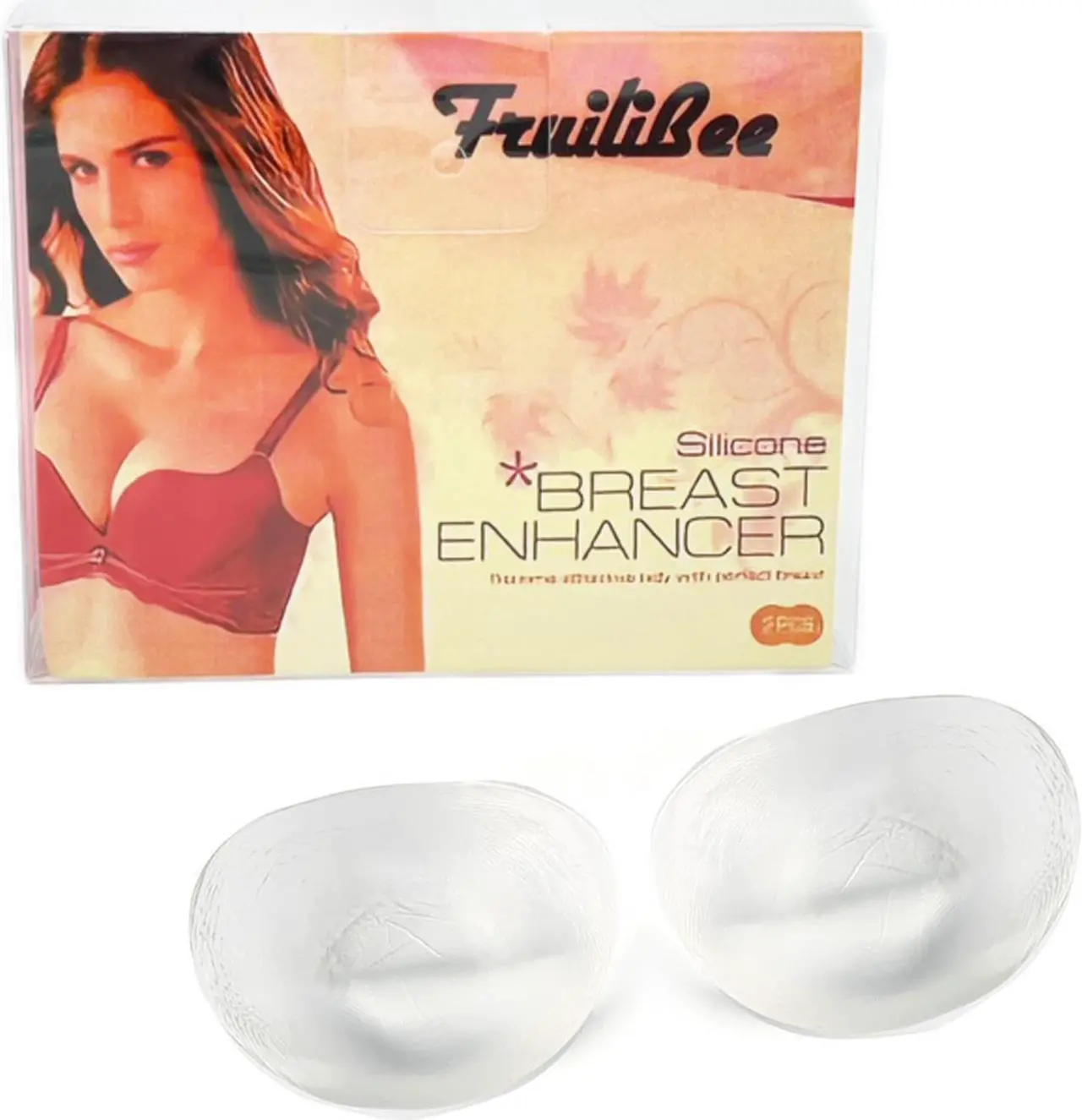 Alt view image 4 of 6 - Clear Silicone Gel Women's Breast Push up Bra Insert