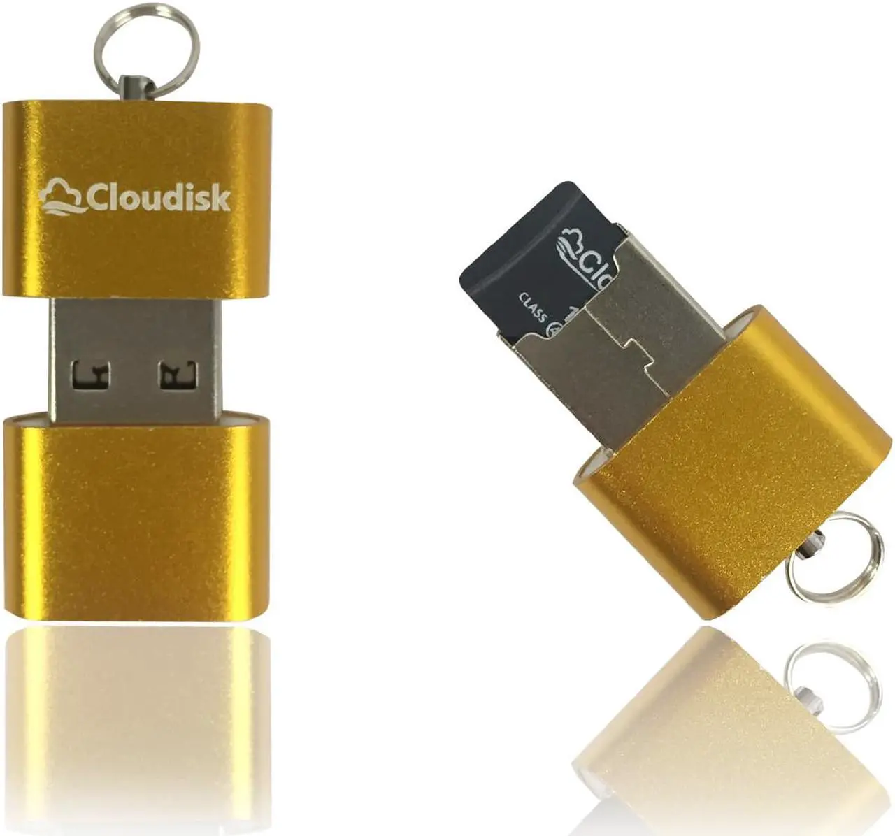 Alt view image 2 of 4 - 1GB 2Pack Cloudisk MicroSD Memory Card in Bulk Wholesale Class 4 Flash Memory Card High Speed for Old phones  E-books Small files and more With SD Adapter