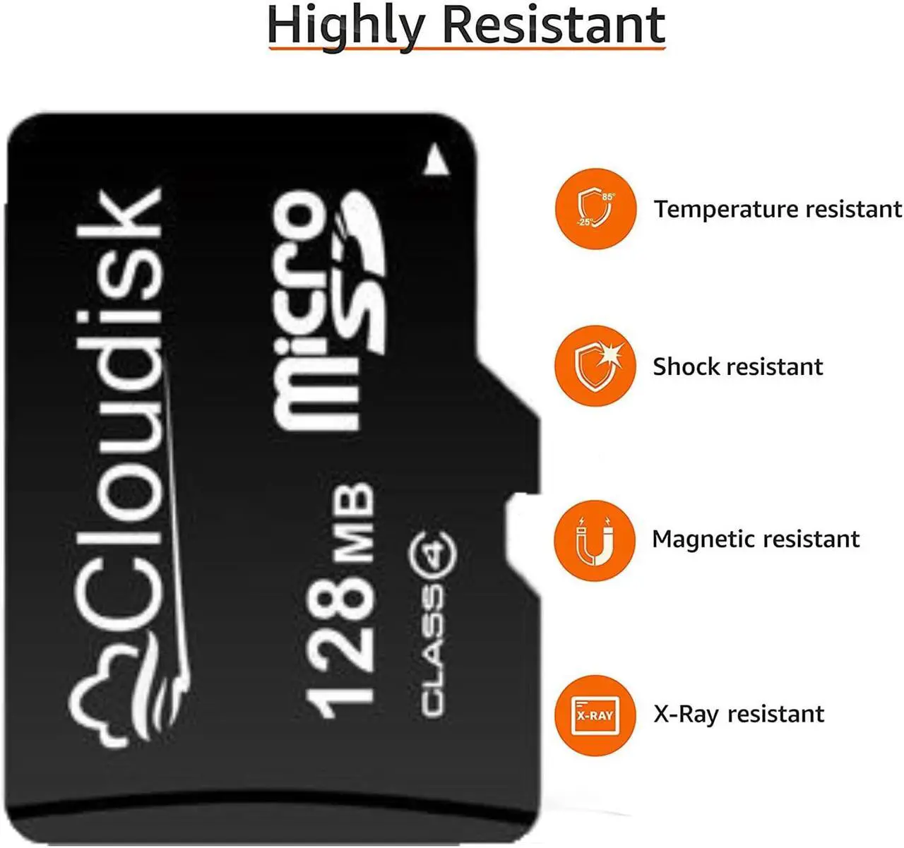 Alt view image 3 of 3 - 128MB(NOT GB) 2Pack Cloudisk MicroSD Memory Card in Bulk Wholesale Class4 Flash Memory Card for small files text storage and more With Adapter and USB Flash Drive NOT FOR CAMERA or LARGE FILES