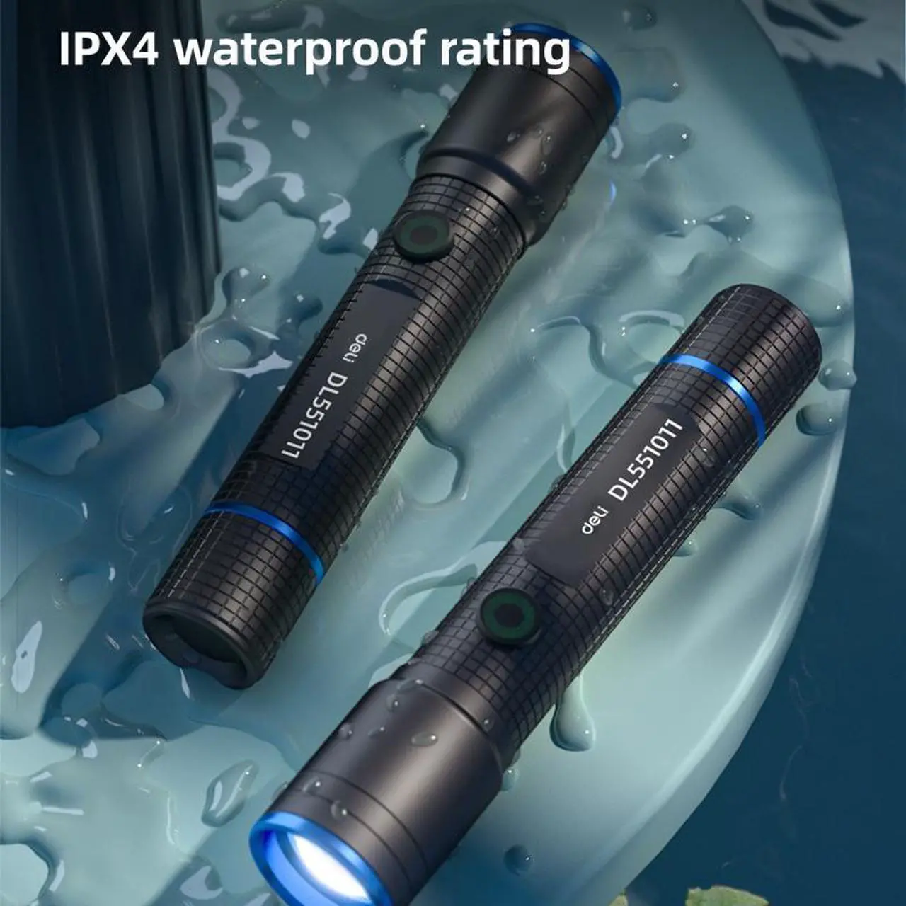 Alt view image 7 of 7 - LED Flashlights Lumens - Mini Flashlights for Camping, Hiking, Walking - Powerful Emergency Flashlights with 5 Modes for Outdoor Use - Bright Flashlight with Zoomable Beam Waterproofsafe Outdoor