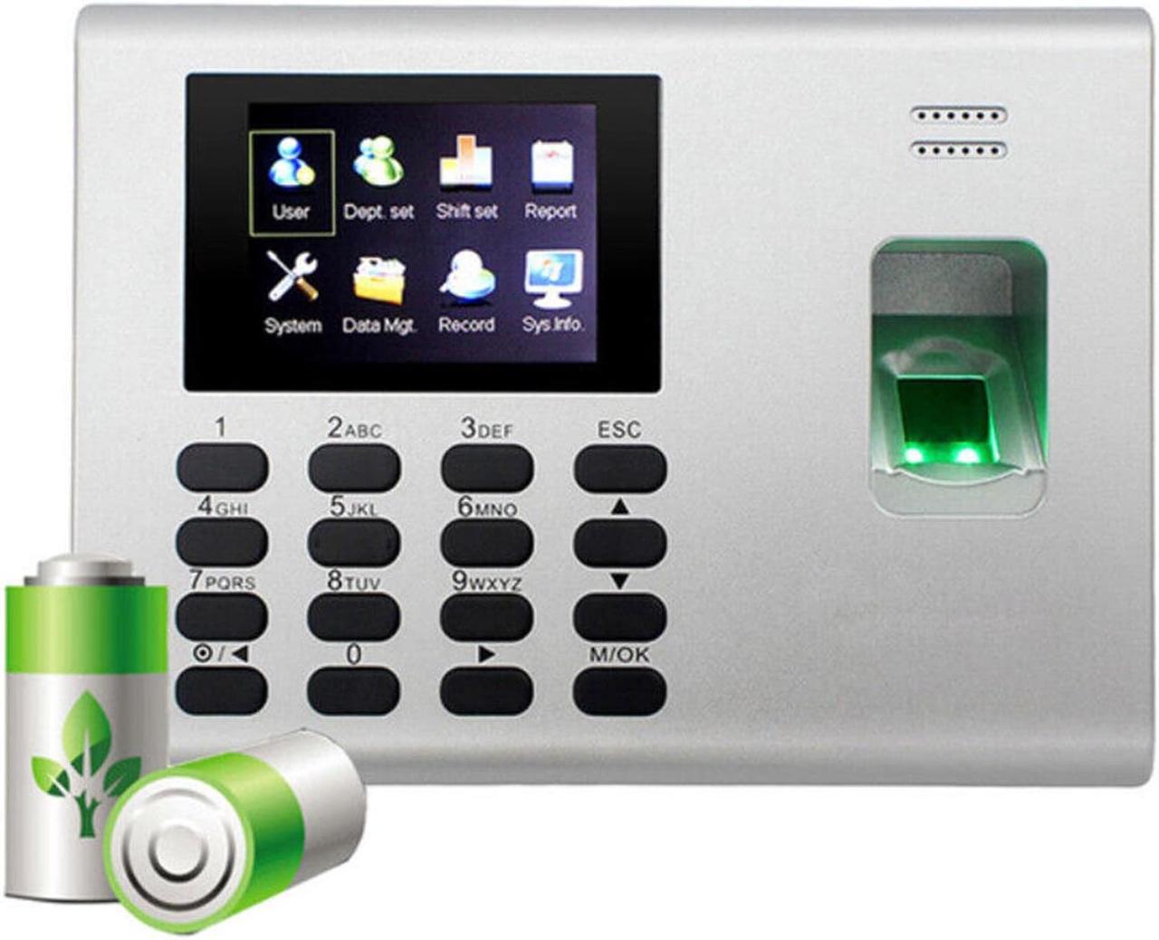 ZK K40 Built-in Battery TCP/IP USB Clock Biometric Fingerprint Time Attendance  (ZK-K40+ID)