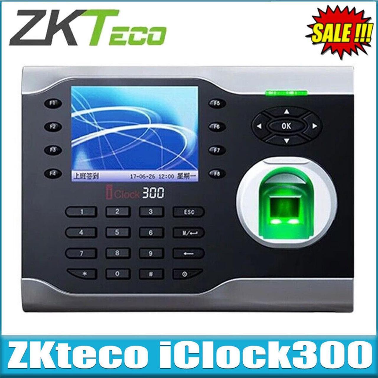 ZKteco Iclock300 High-Speed WIFI/TCP/IP Fingerprint Time Clock Attendance System( iClock300+ID)