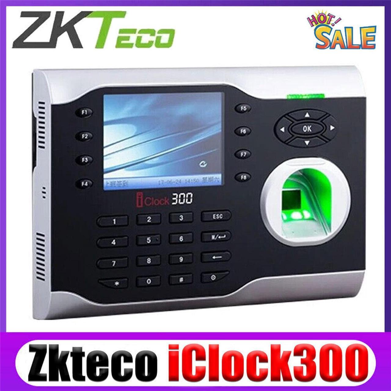 New ZKteco Iclock300 TCP/IP ID & IC USB Fingerprint Time Clock Attendance System ( iClock300+ID)