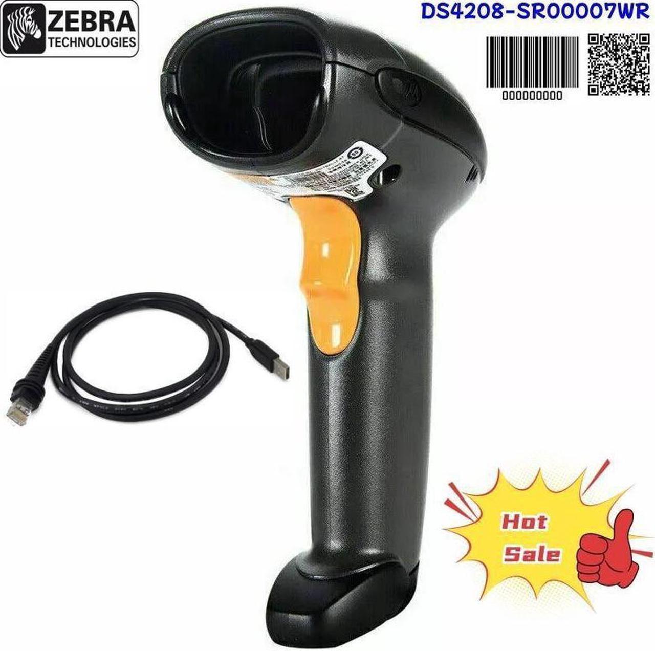 Symbol Motorola DS4208-SR00007WR Handheld 2D Barcode Scanner/Imager w/ USB Cable