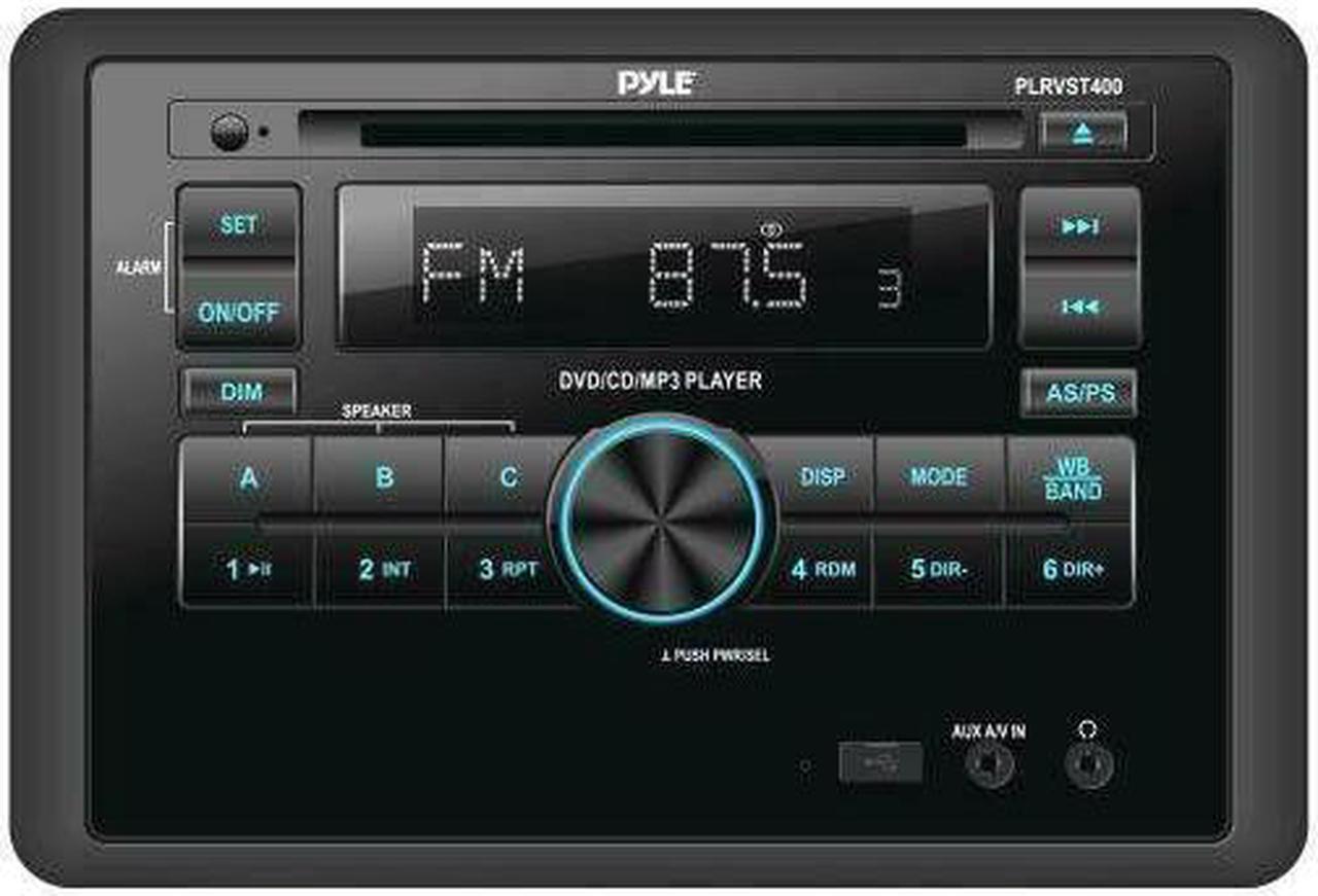 Alt view image 7 of 7 - Pyle Bluetooth Streaming RV Wall Mount Audio/Video Receiver CD/DVD Player