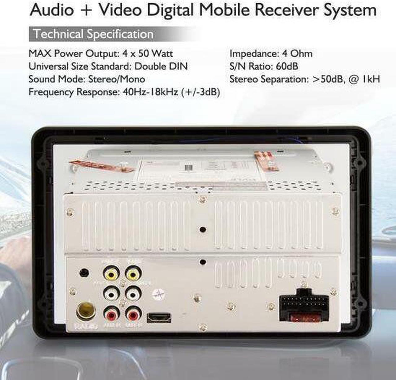 Alt view image 4 of 7 - Pyle Bluetooth Streaming RV Wall Mount Audio/Video Receiver CD/DVD Player