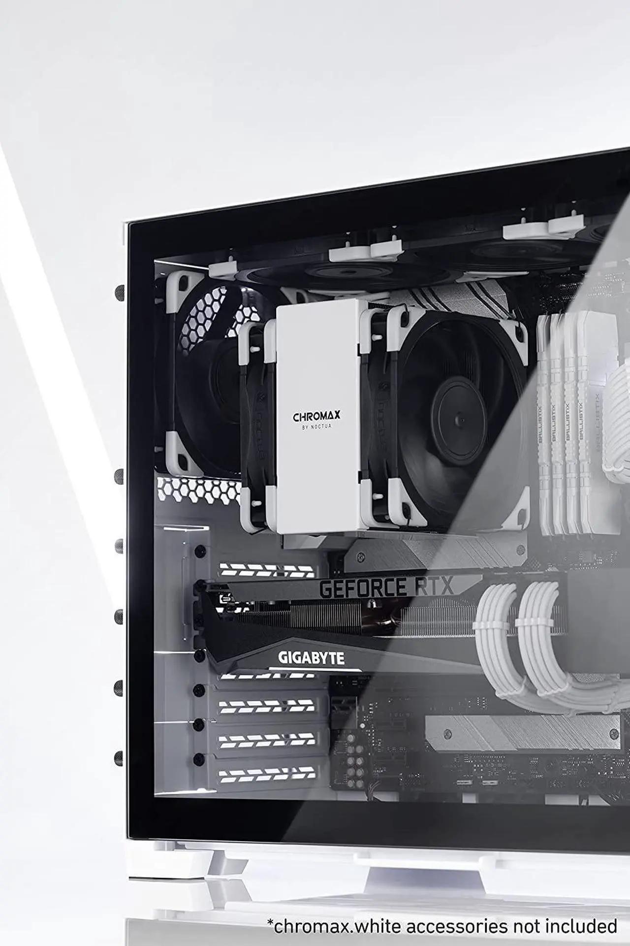 Alt view image 6 of 6 - Noctua NH-U12A chromax.Black, 120mm Single-Tower CPU Cooler (Black)