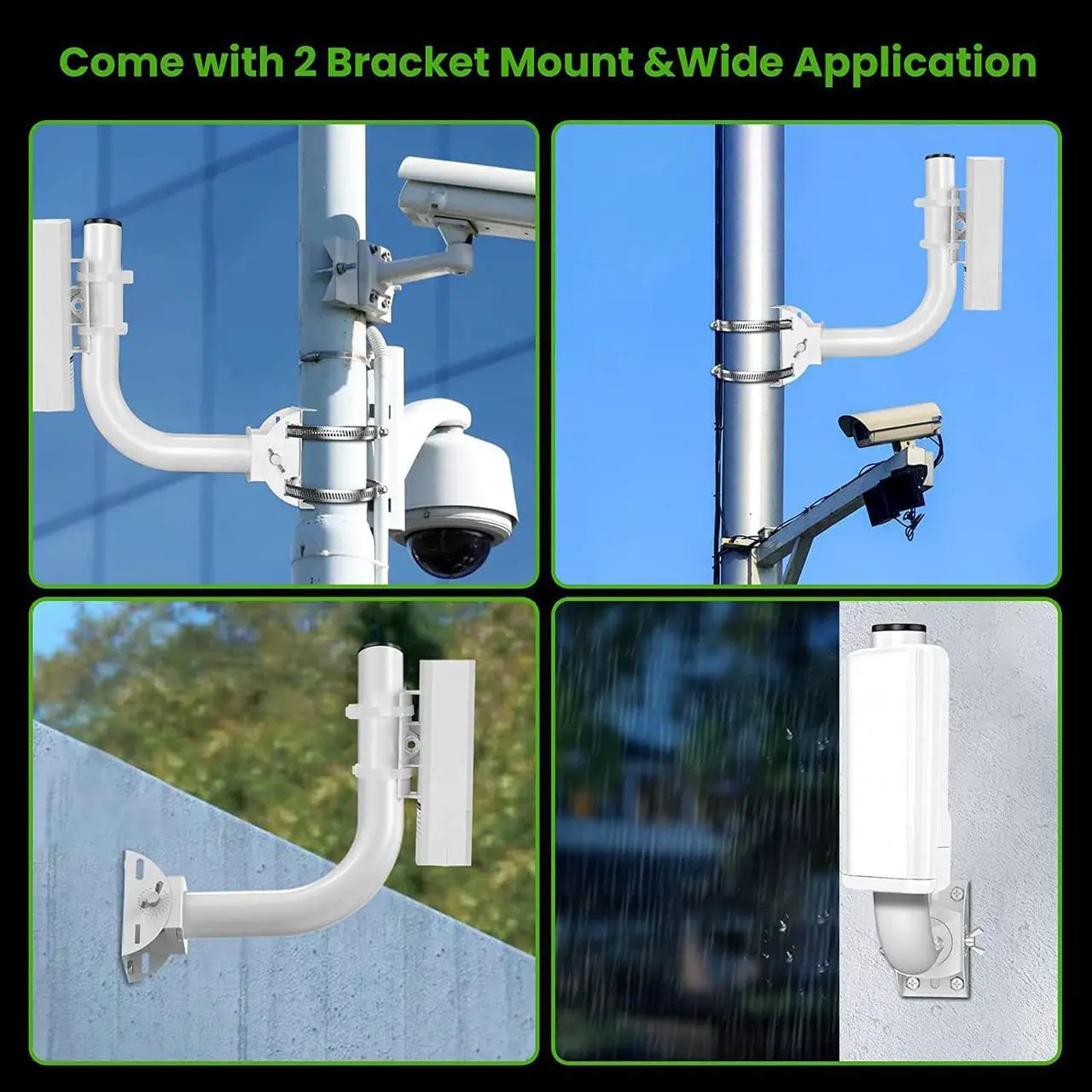 Alt view image 7 of 7 - Gigabit Wireless Bridge with Brackets,AdaLov Point to Point/Multipoint WiFi Bridges,Outdoor CPE with 100/1000Mbps LAN Port,5.8G 3KM High Speed Wireless Ethernet Bridge with 16dBi Directional Antenna