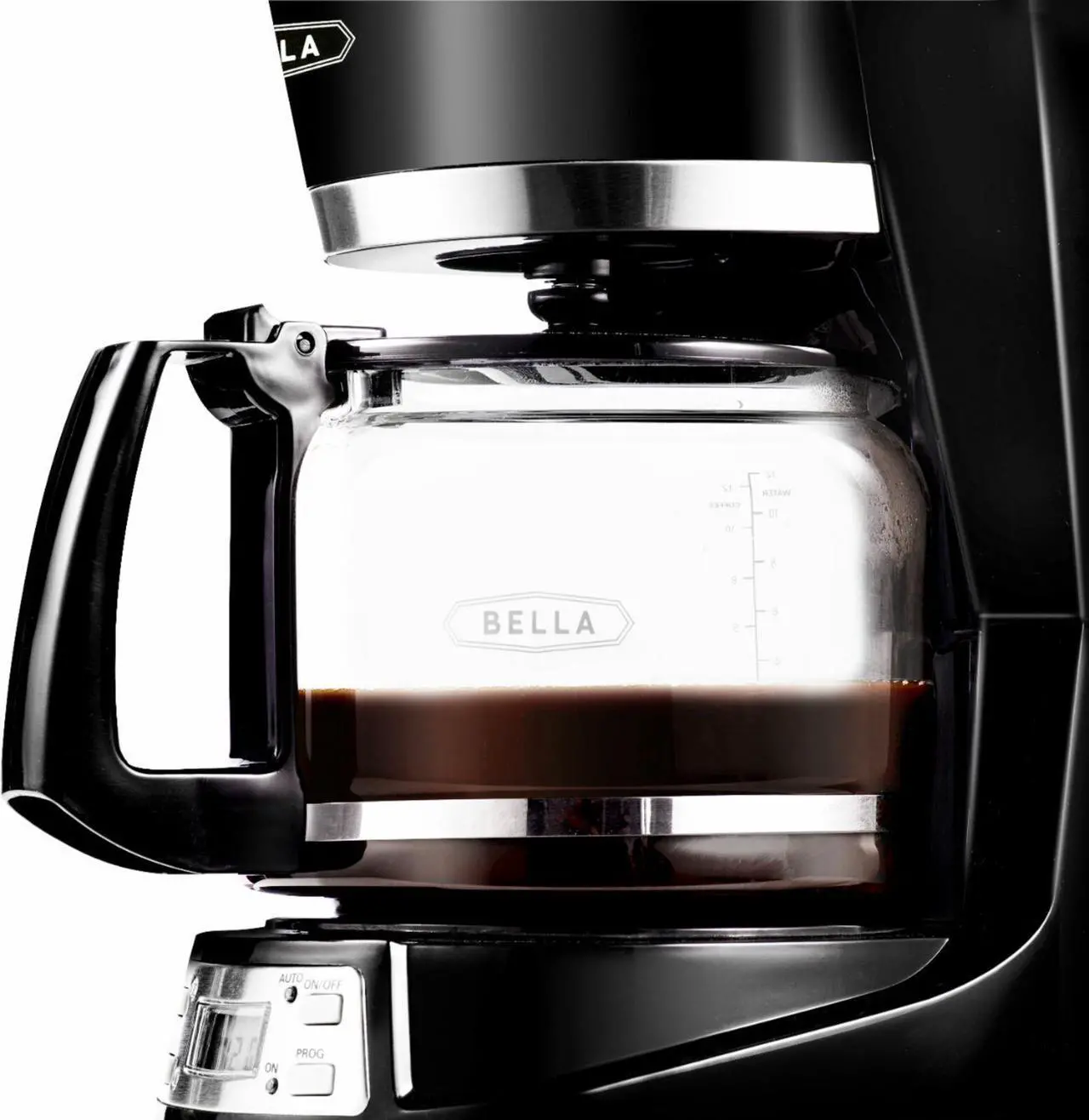 Alt view image 6 of 6 - 12-Cup Programmable Coffee Maker - Black