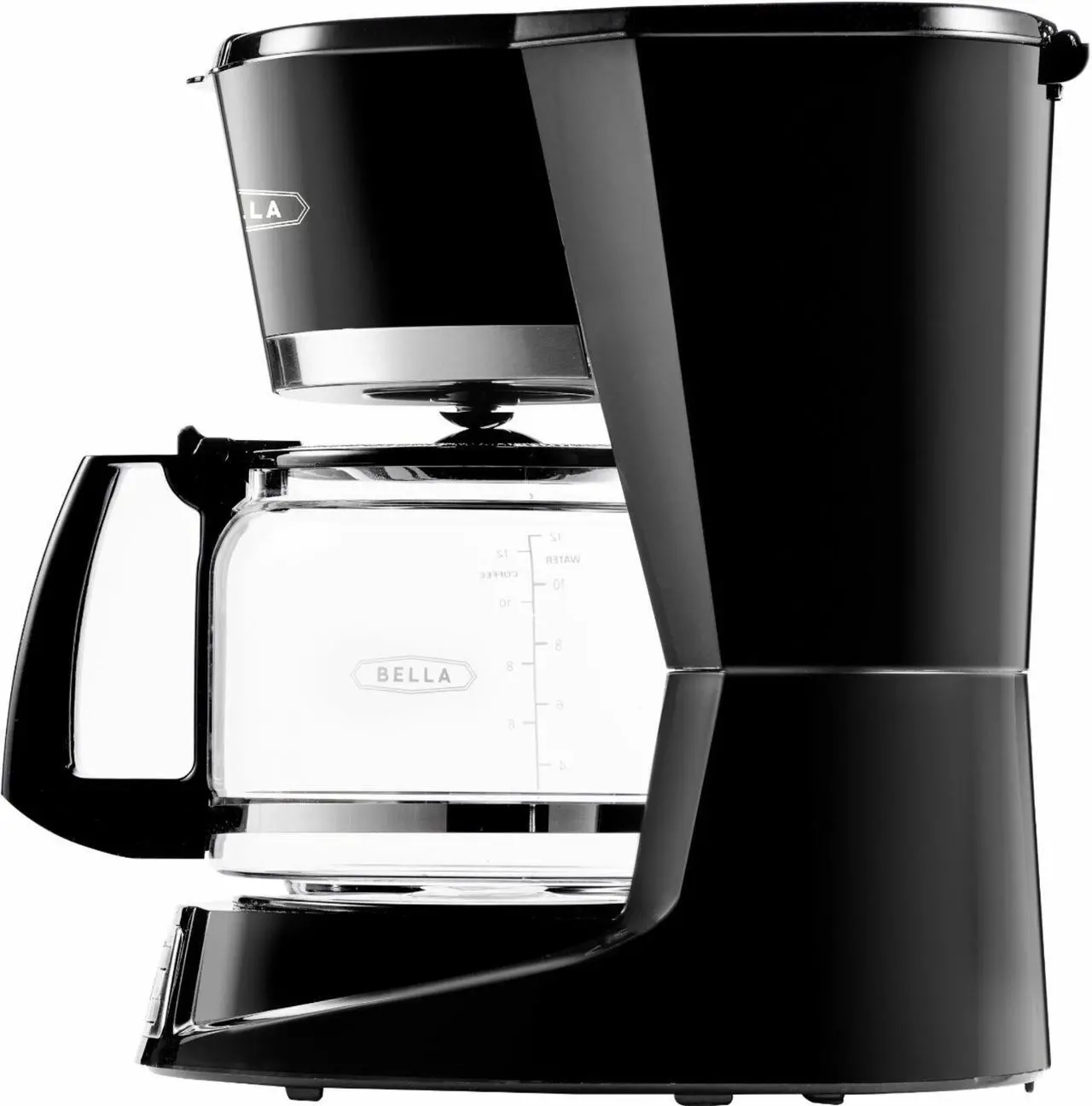 Alt view image 5 of 6 - 12-Cup Programmable Coffee Maker - Black
