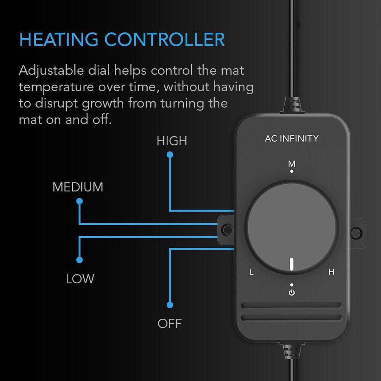 Alt view image 3 of 7 - SUNCORE S3, Waterproof Seedling Heat Mat with Heating Controller 10" x 20.75"