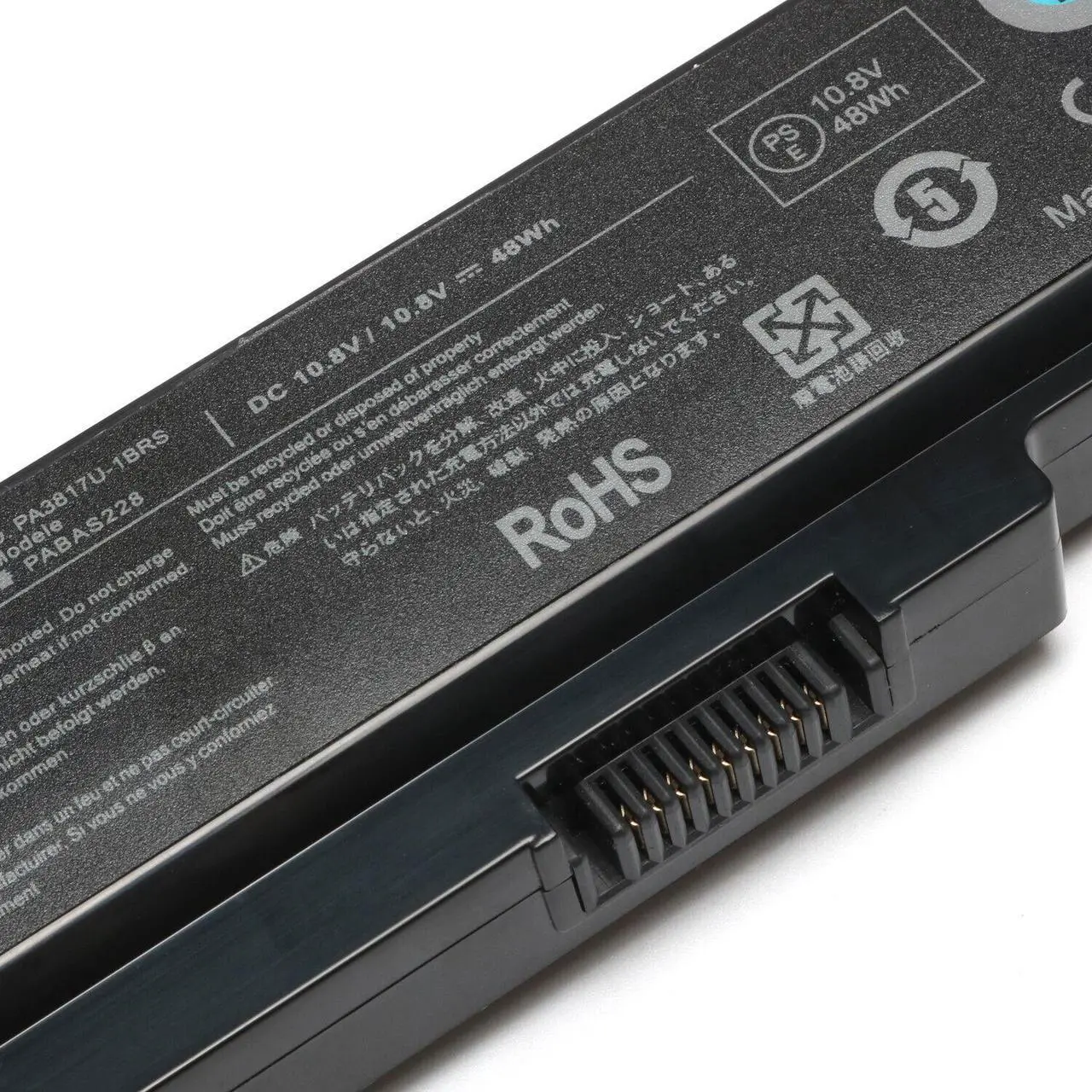 Alt view image 2 of 6 - PA3817U-1BRS Laptop Battery for Toshiba Satellite L745 L750 L755 L755D A660 C655