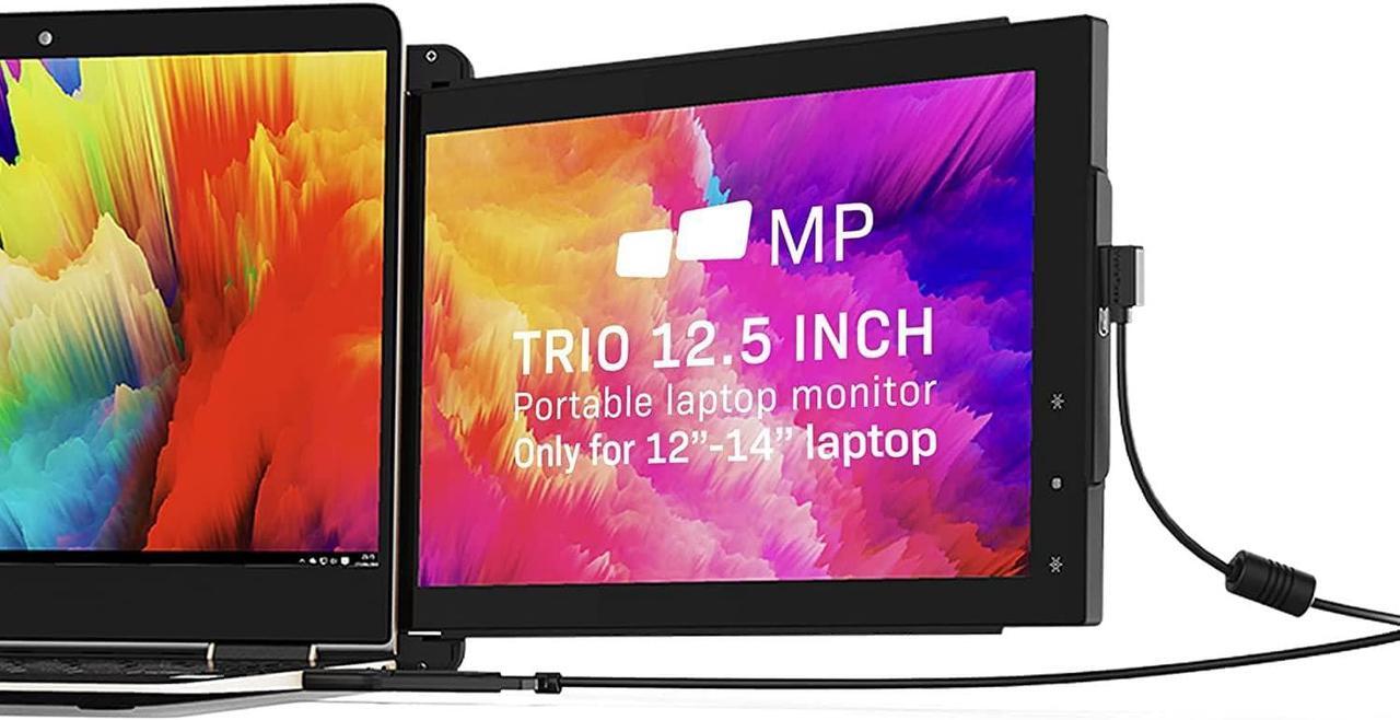 Main image of Portable Monitor for Laptops - Mobile Pixels 12.5'' Trio Screen Extender for 13''-14'' laptops,1080P Full HD IPS Screen,USB A/Type-C Plug and Play,Windows/Android/Mac Compatible (One Trio Monitor)
