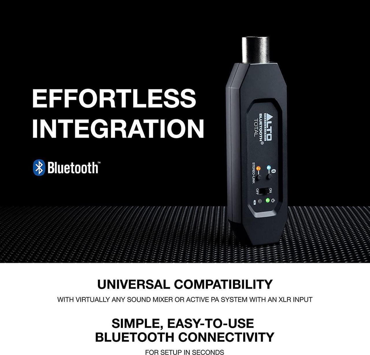 Alt view image 3 of 7 - Bluetooth Total 2 - XLR Equipped Rechargeable Bluetooth Receiver For Mixing Desk / Audio Mixer Setups and Active PA systems