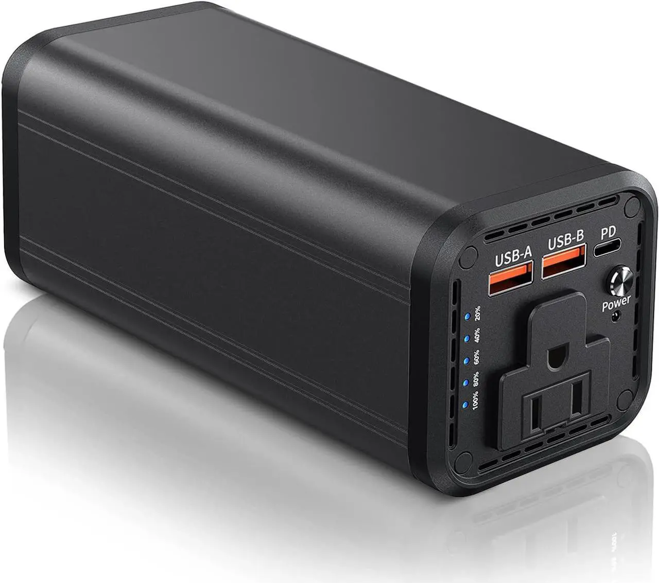Main image of Portable Laptop Power Bank, Universal 98Wh/27000mAh 100W AC Outlet with 60W PD USB C Portable Charger, External Battery Pack for MacBook, Notebooks, Laptops,N2