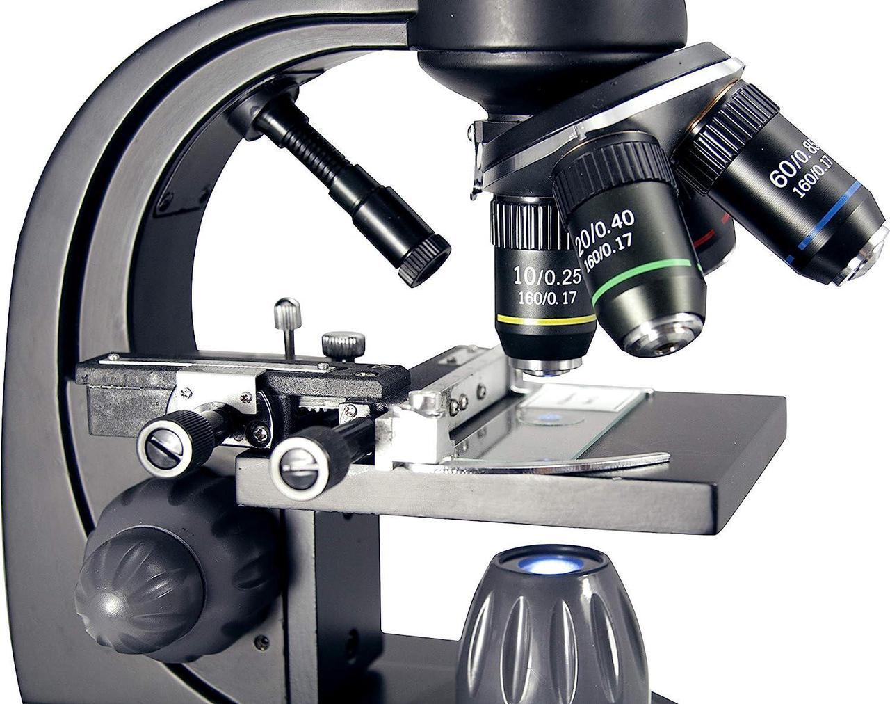 Alt view image 3 of 5 - Celestron  PentaView LCD Digital Microscope Biological Microscope with a Built-In 5MP Digital Camera  Adjustable Mechanical Stage Carrying Case and 4GB Micro SD Card