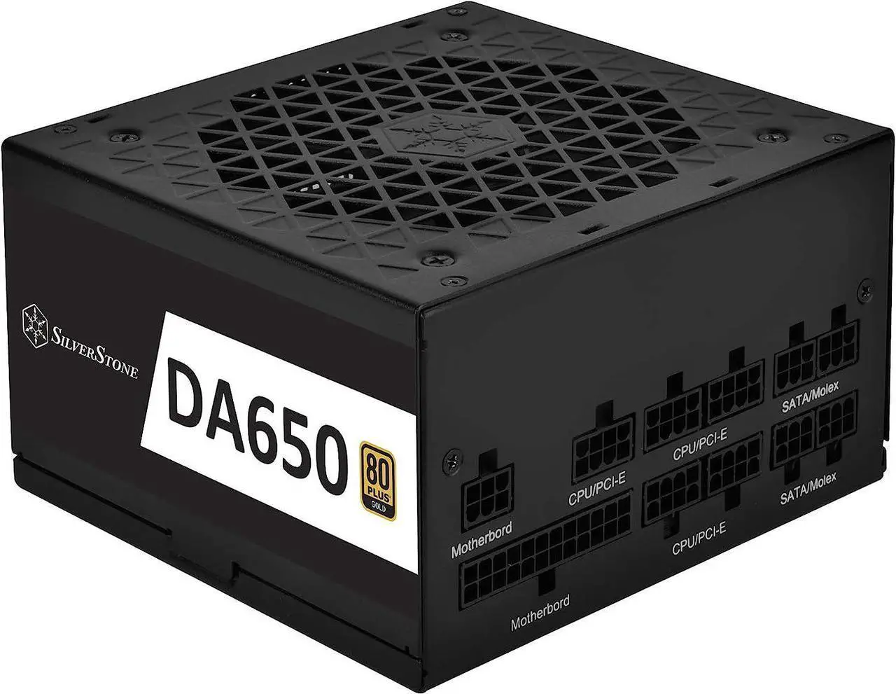 Alt view image 2 of 6 - SilverStone Technology DA650 Gold, Decathlon 80 Plus Gold 650W Fully Modular ATX Power Supply, DA650-G
