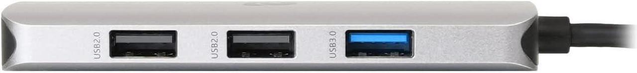 Alt view image 6 of 6 - IOGEAR Docking Station USB-C 6-1 Nano Dock Pro Dock - 1 USB C - 2 USB A  2 HDMI  8K 40Hz  13 Cable  100w PD Power - GUD3C8K2P