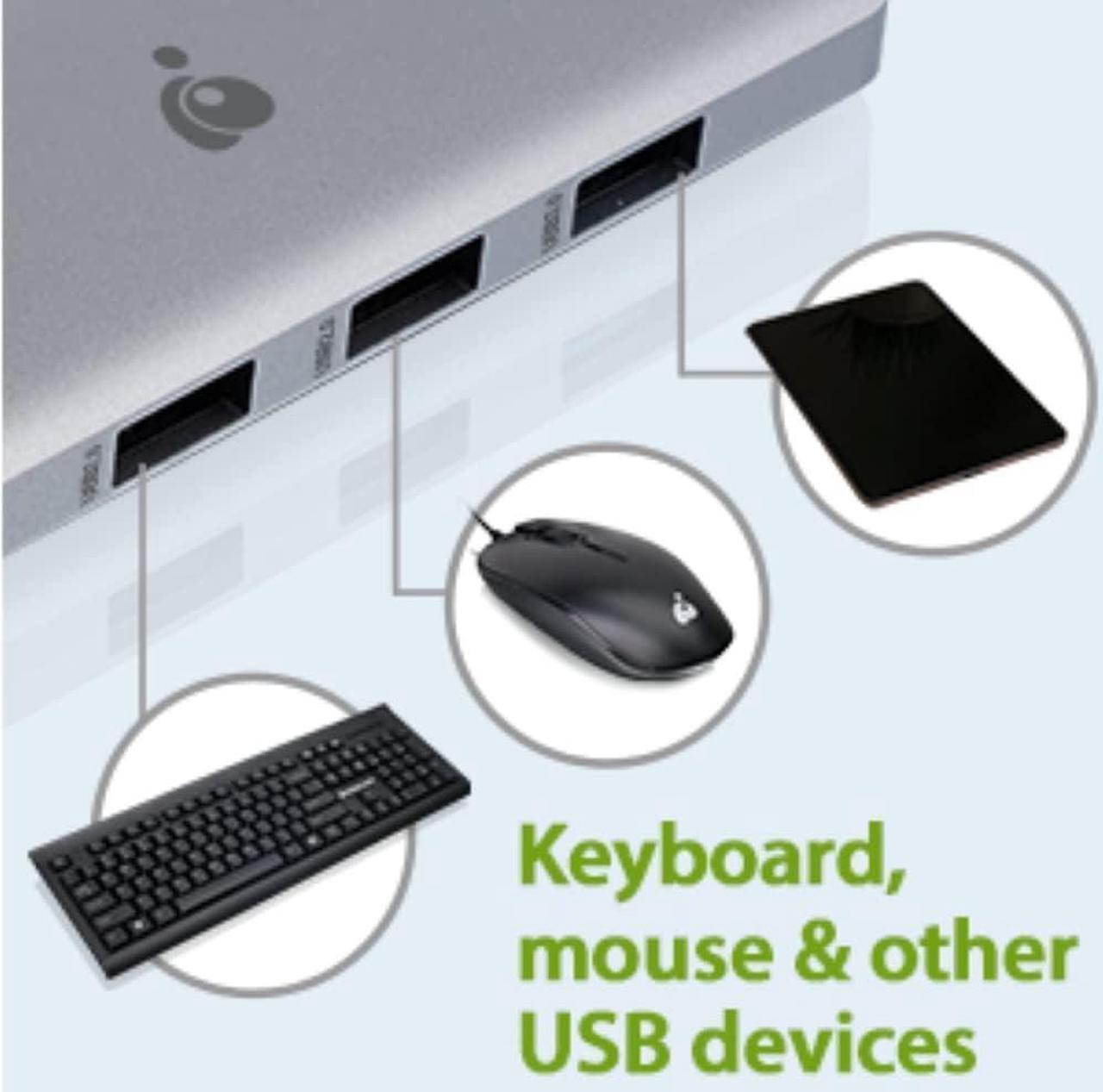 Alt view image 3 of 6 - IOGEAR Docking Station USB-C 6-1 Nano Dock Pro Dock - 1 USB C - 2 USB A  2 HDMI  8K 40Hz  13 Cable  100w PD Power - GUD3C8K2P