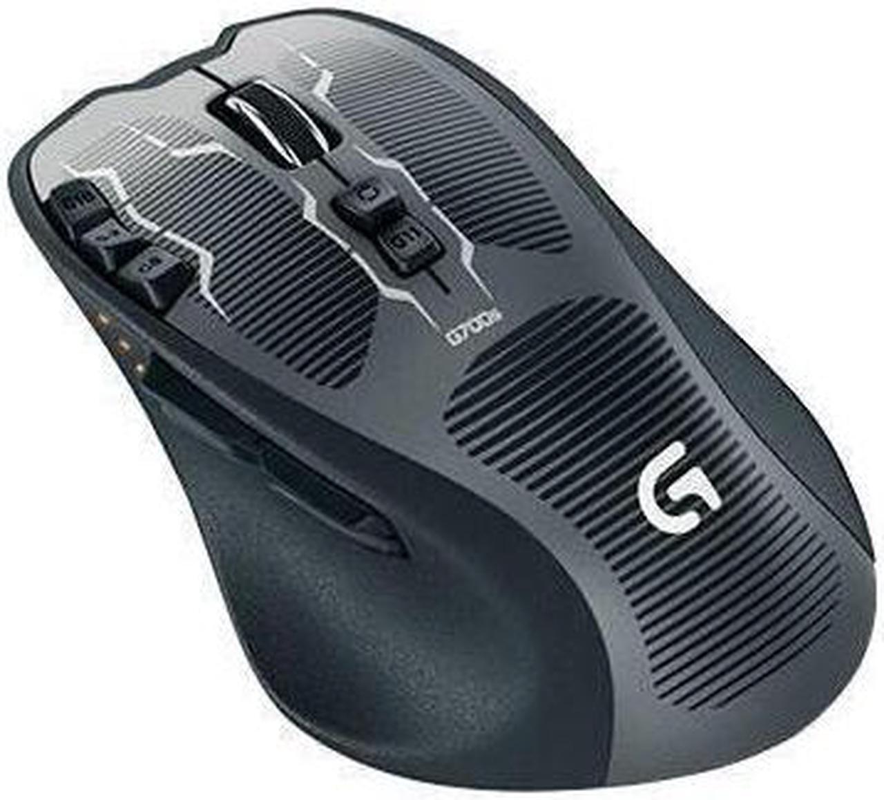 Alt view image 2 of 7 - Logitech G700s 910-003584 Black Wired / Wireless Laser Rechargeable Gaming Mouse