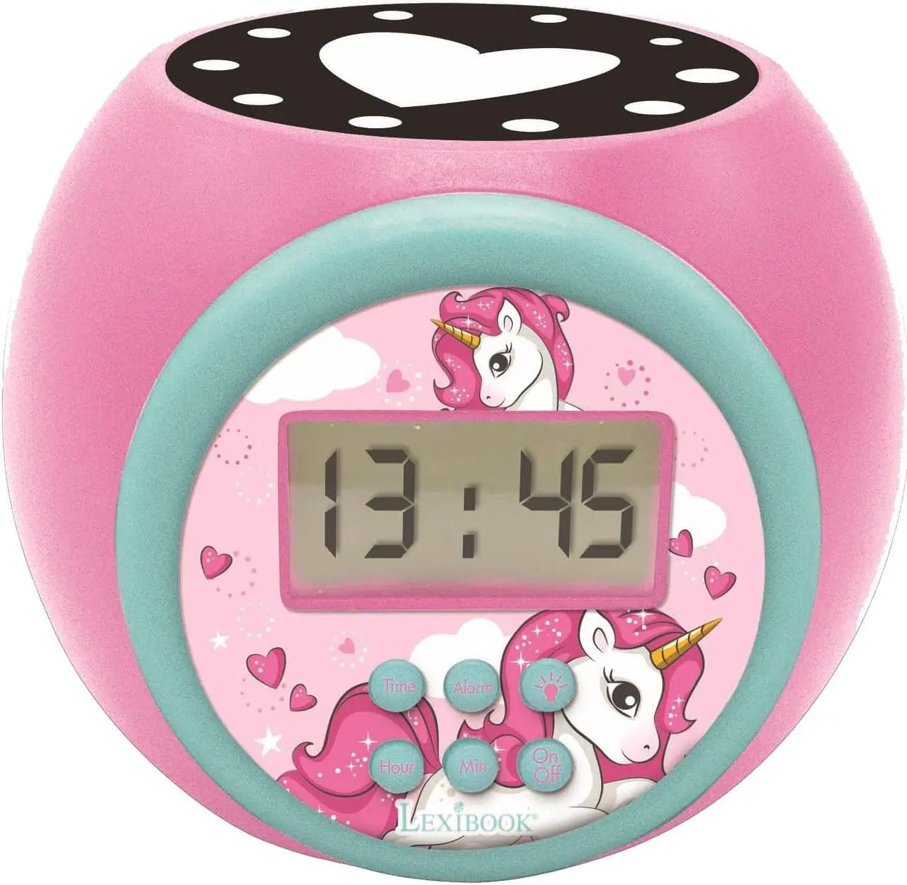 Main image of Lexibook - Unicorn Projector Alarm Clock with Timer