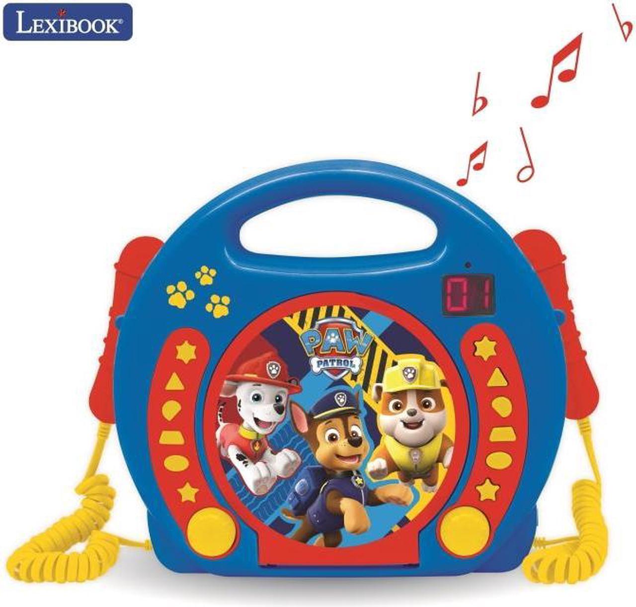 Main image of Lexibook Paw Patrol Portable CD player with 2 Sing Along microphones - RCDK100PA
