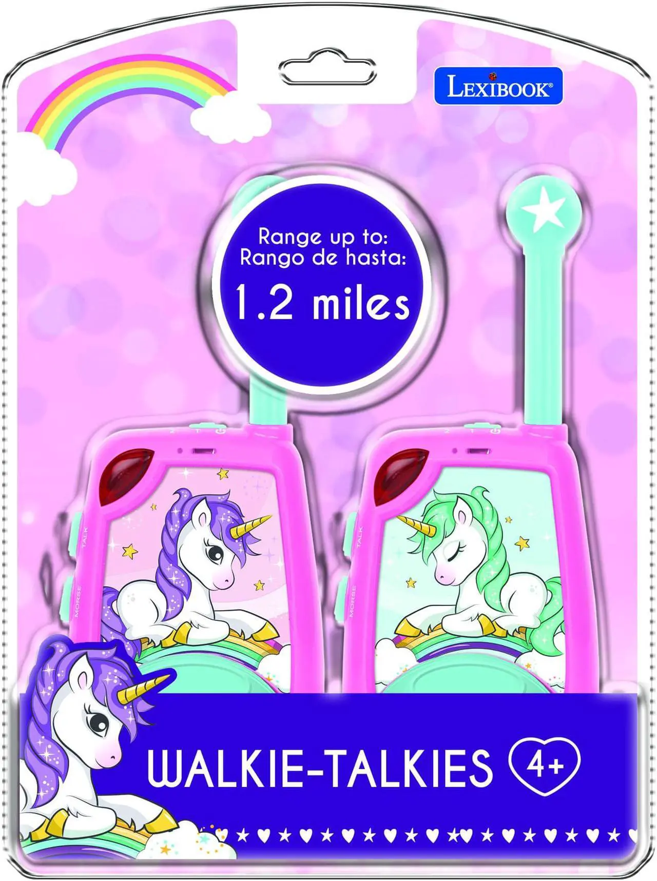 Alt view image 3 of 7 - Lexibook - Unicorn Walkie-talkies up to 2km/1.3 miles with switch