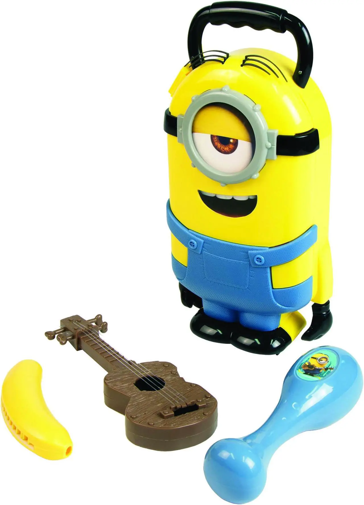 Main image of Lexibook - The Minions Stuart Shape Carry Case with Games Accessories