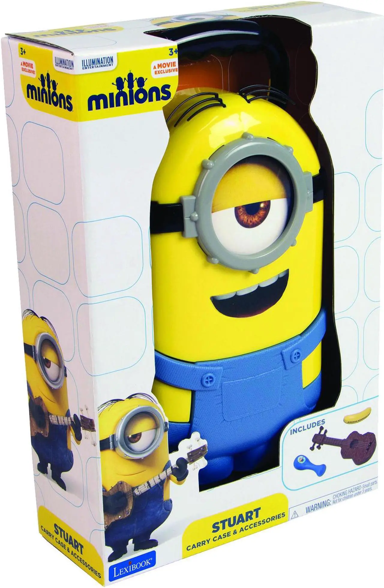 Alt view image 4 of 4 - Lexibook - The Minions Stuart Shape Carry Case with Games Accessories